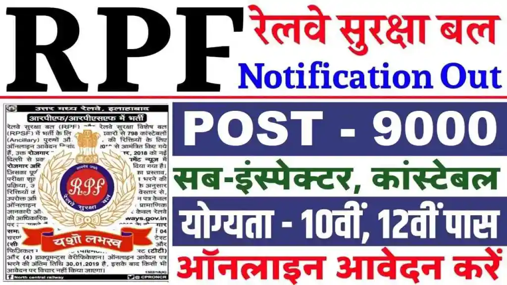 RPF New Recruitment 2023 Apply Online
