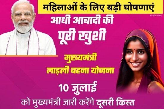 MP Ladli Bahna Yojana Second Kist 1000 Rs